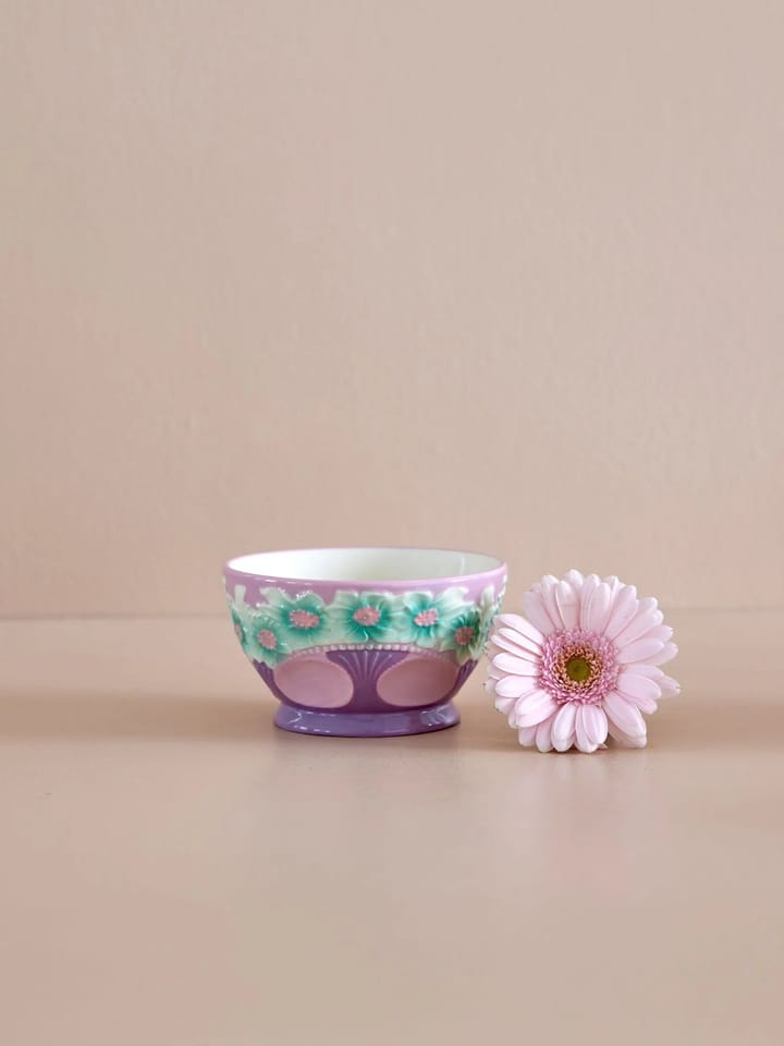 Bol de cerámica Rice Embossed Flower Ø12 cm, Lavender RICE
