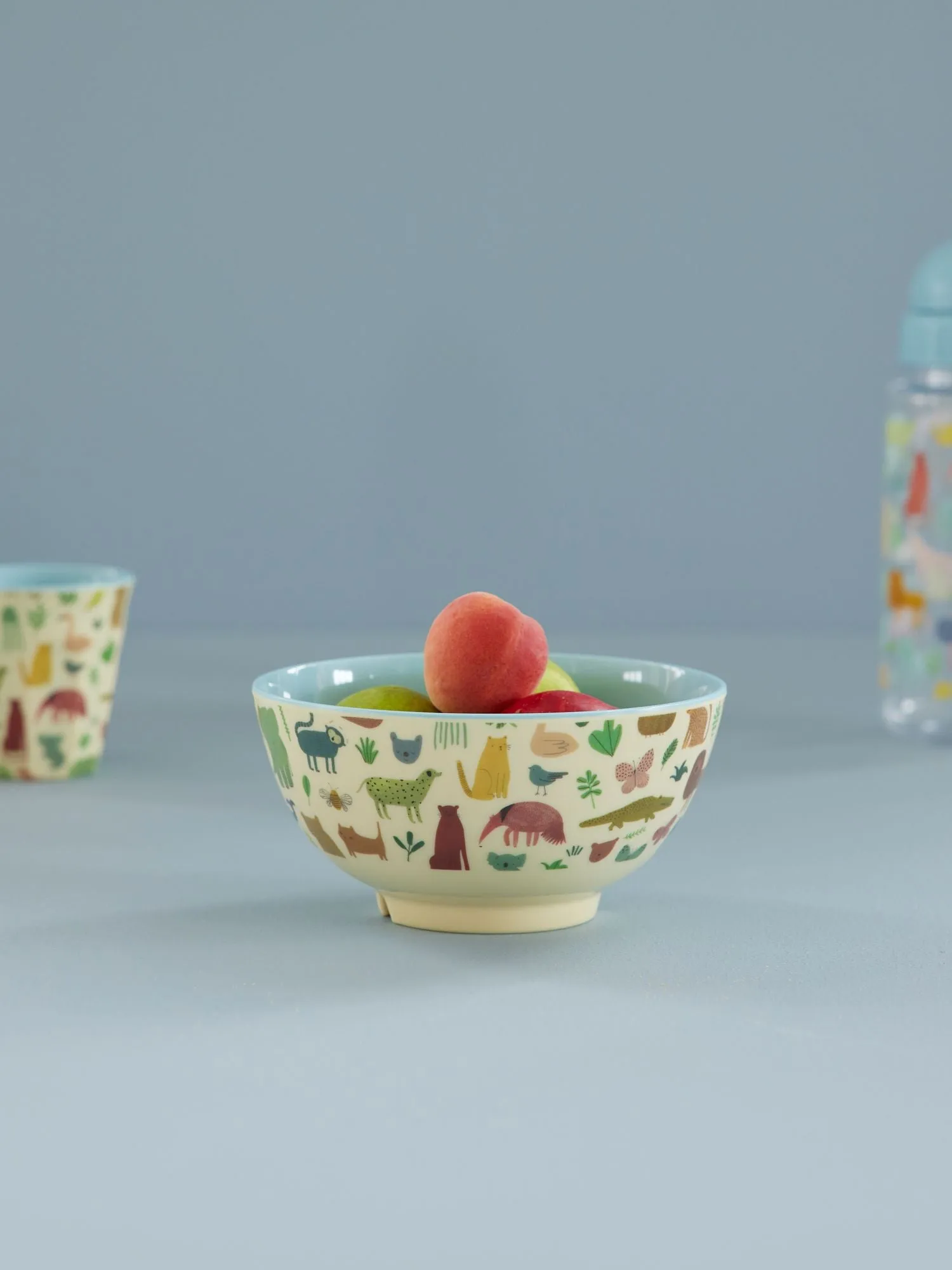 Bol melamina Rice medium, Estampado Jungla Dulce - Azul Suave RICE