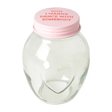 Bote de cristal con tapa Rice large 1,8 L - Pink - RICE