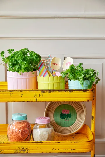 Bote de cristal con tapa Rice large 1,8 L - Pink - RICE