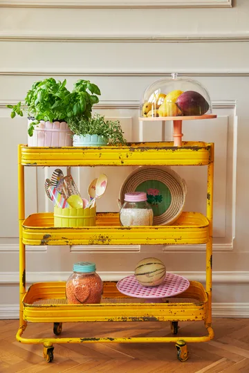 Bote de cristal con tapa Rice large 1,8 L - Pink - RICE