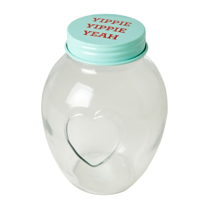 Bote de cristal con tapa Rice mediano 1,4 L, Mint RICE