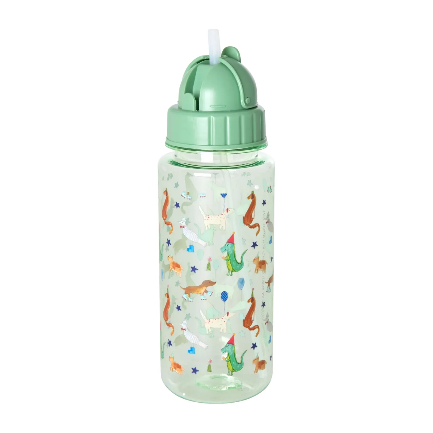 Botella de agua infantil Rice 50 cl, Animal print-green RICE