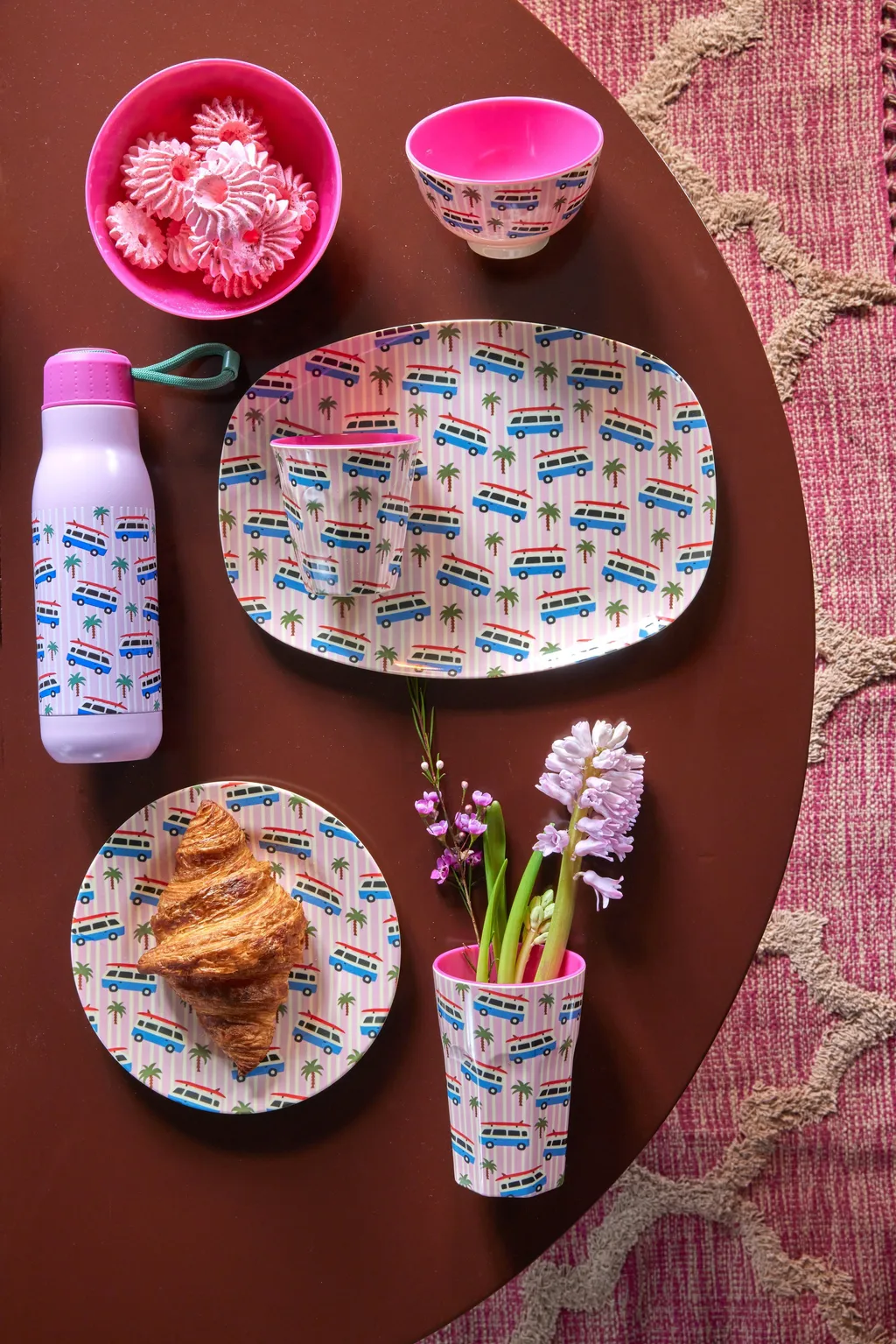 Botella termo Rice 50 cl, Coches rosas RICE