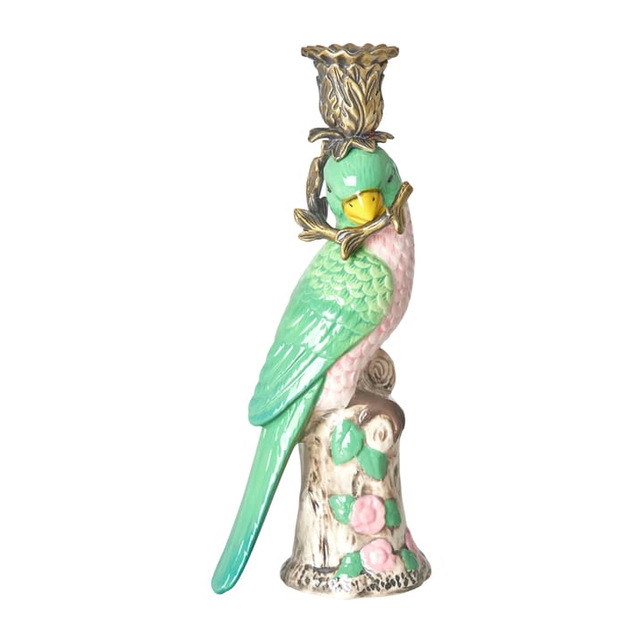 Candelabro Rice pájaro 23 cm - Green - RICE