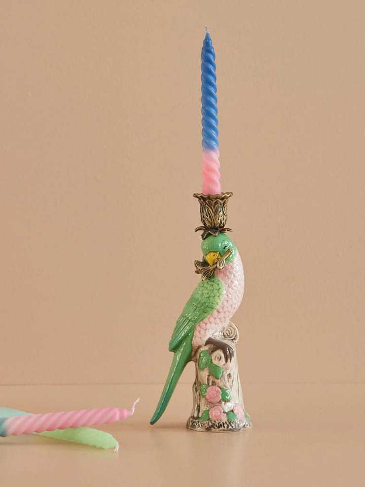 Candelabro Rice pájaro 23 cm, Green RICE