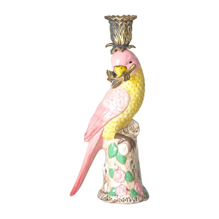 Candelabro Rice pájaro 23 cm - Pink - RICE