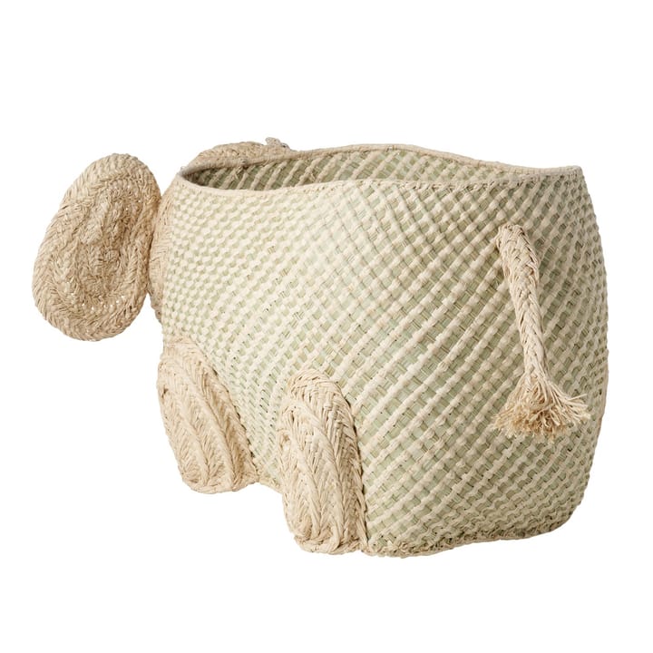 Cesta animales Rice rafia, elefante RICE