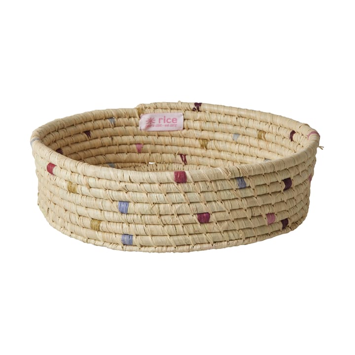 Cesta de almacenamiento Rice redonda rafia small, Natural RICE