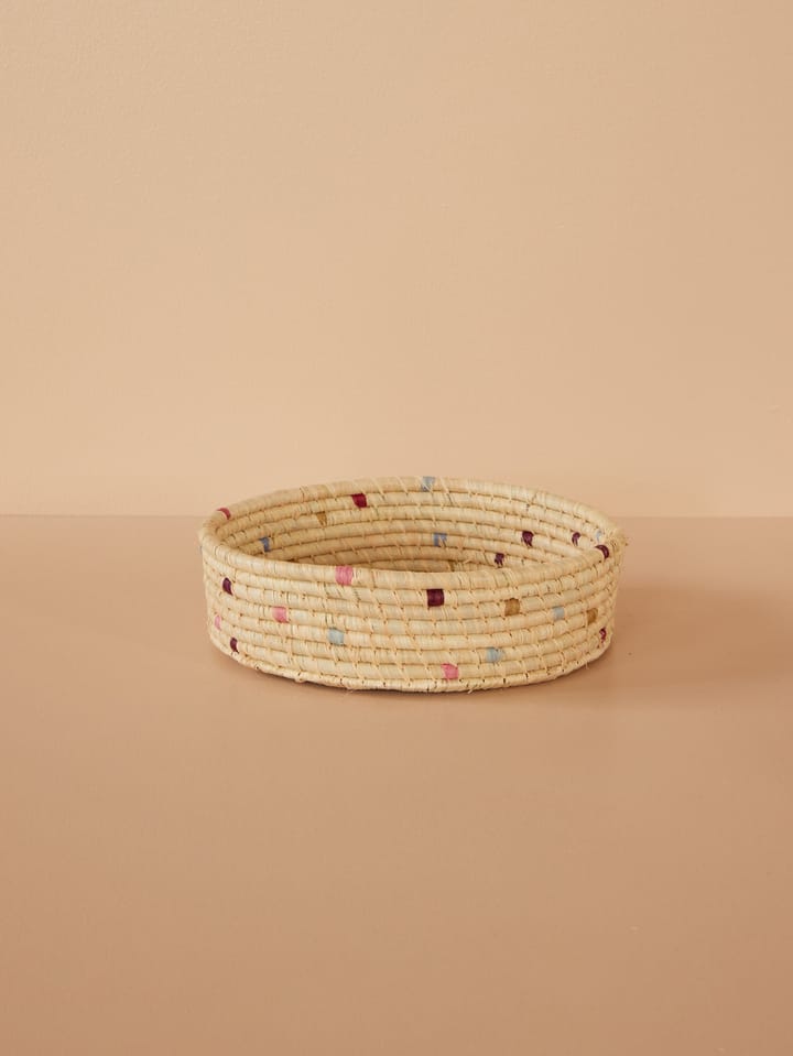 Cesta de almacenamiento Rice redonda rafia small, Natural RICE