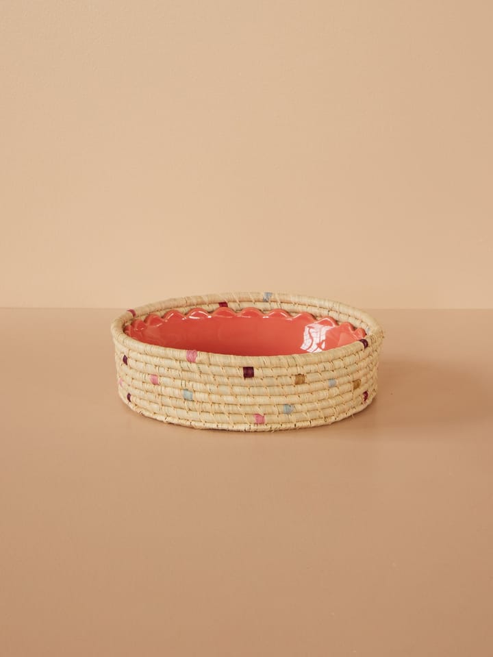 Cesta de almacenamiento Rice redonda rafia small, Natural RICE