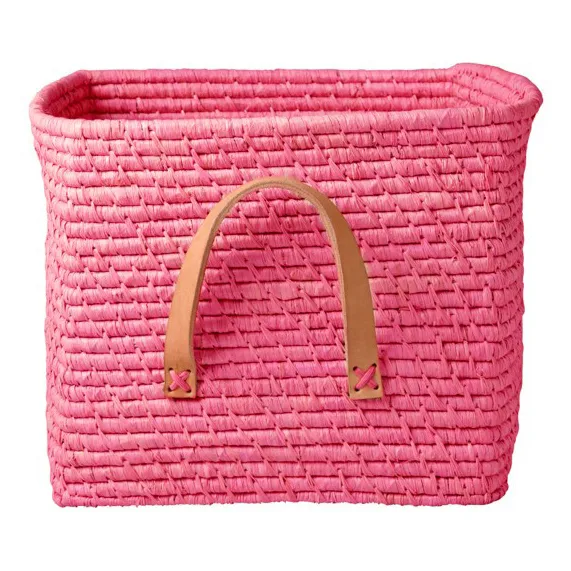 Cesta Rice rafia, Rosa RICE