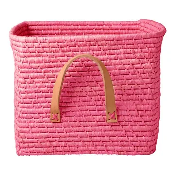Cesta Rice rafia - Rosa - RICE