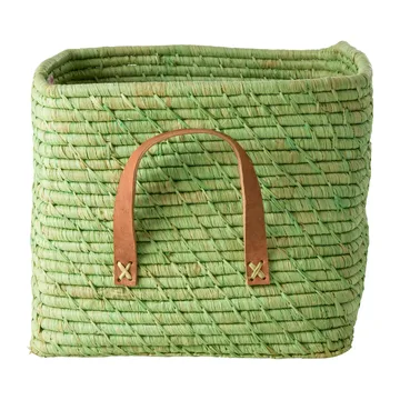 Cesta Rice rafia - Soft green - RICE