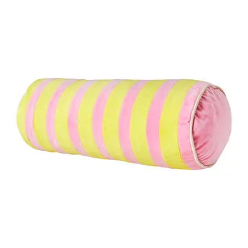 Cojín cilíndrico Rice 25x60 cm - Pink-yellow - RICE