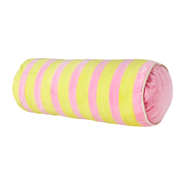 Cojín cilíndrico Rice 25x60 cm, Pink-yellow RICE