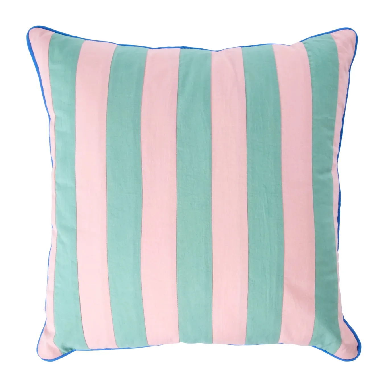 Cojín Rice a rayas 40x40 cm, Pink-green RICE