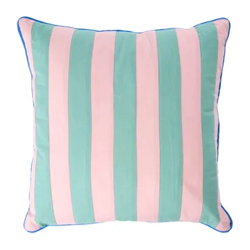 Cojín Rice a rayas 40x40 cm - Pink-green - RICE