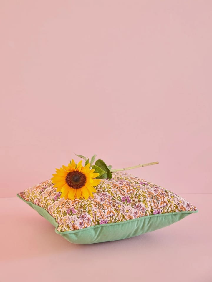 Cojín Rice floral 40x40 cm, Multi-green RICE