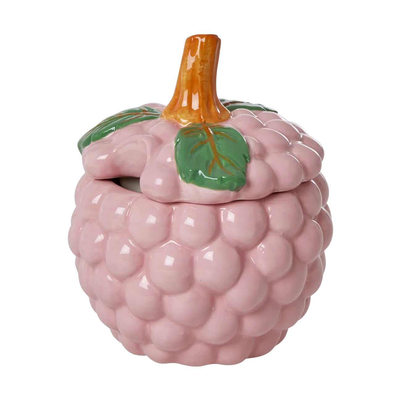 Cuenco de cerámica Rice con tapa, Rosa RICE