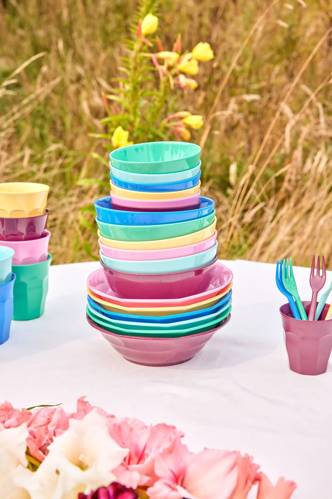 Cuenco melamina Rice medium 70 cl, 6-pack, Show youre true colors RICE