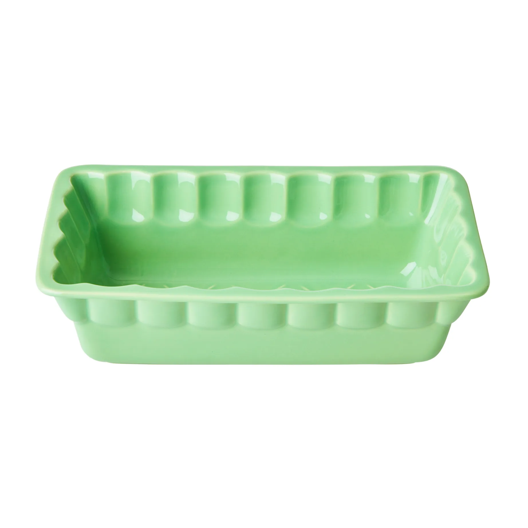 Fuente de horno Rice 15,5x27,5 cm, Verde RICE