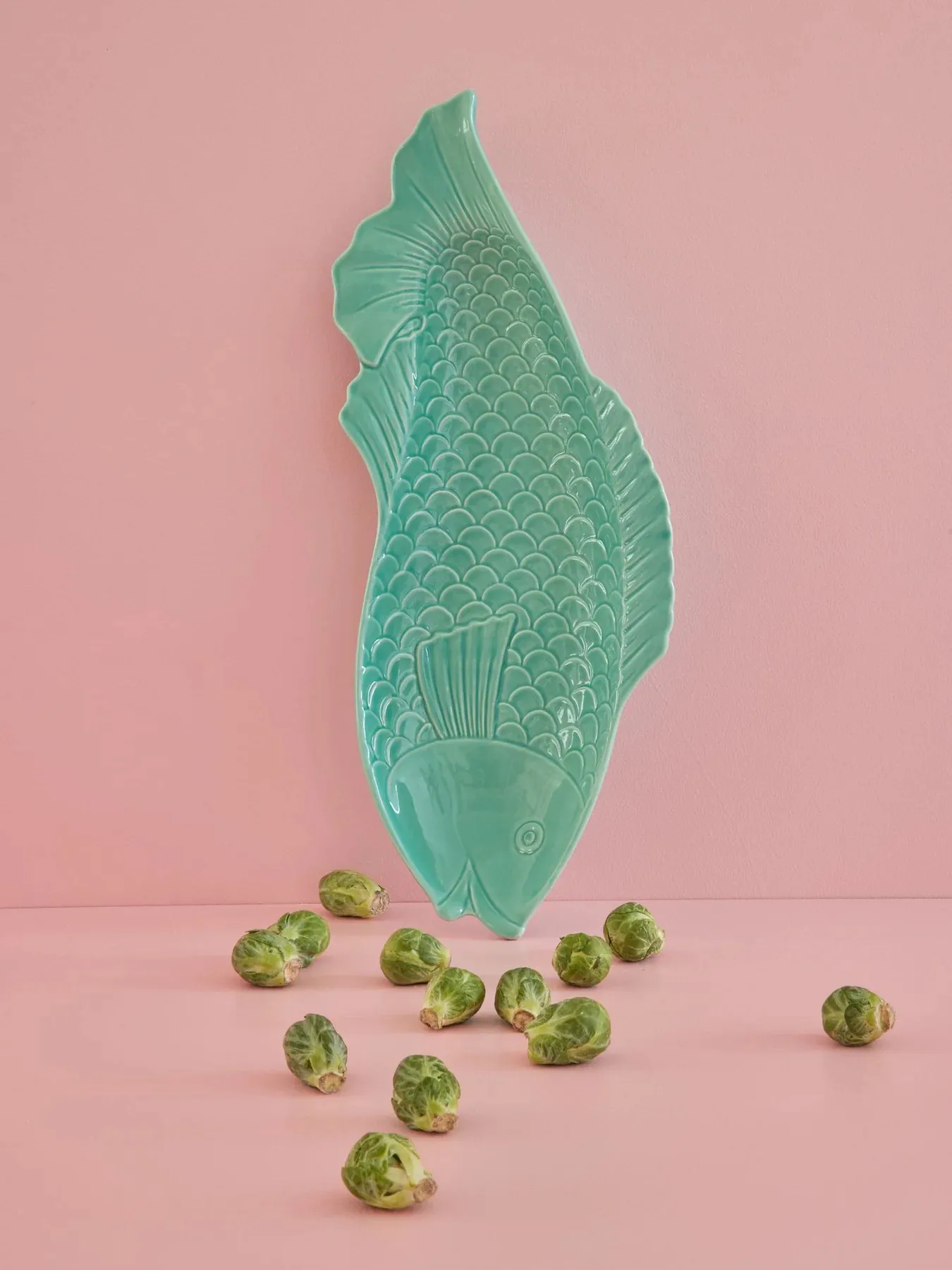 Fuente de servir Rice pez 20x53 cm, Aqua RICE