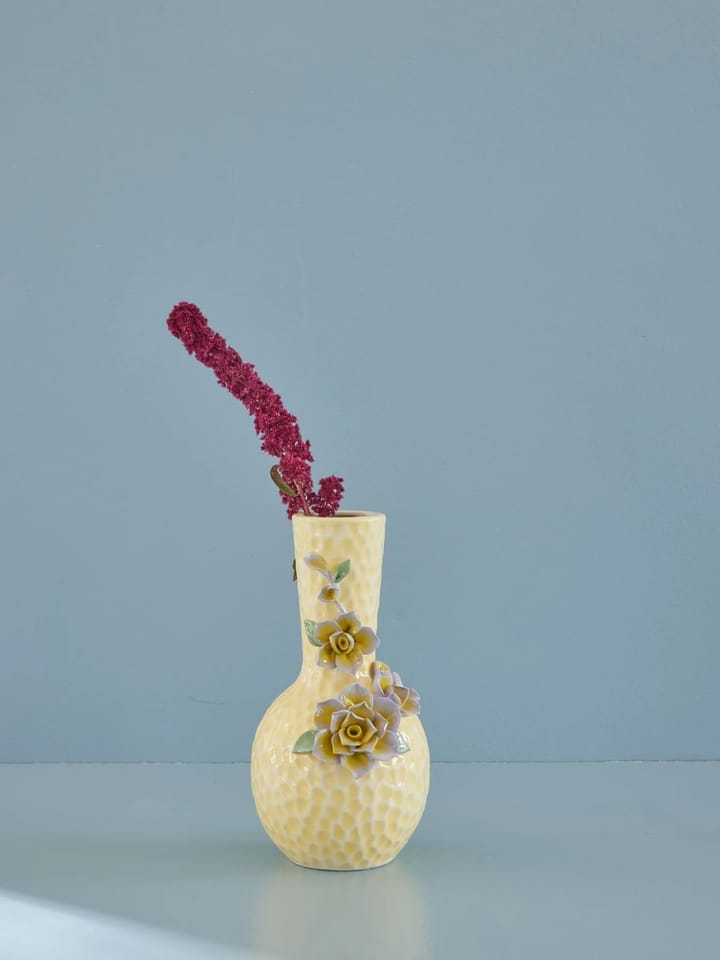 Jarrón Rice Flower Sculpture 25 cm, Cream RICE