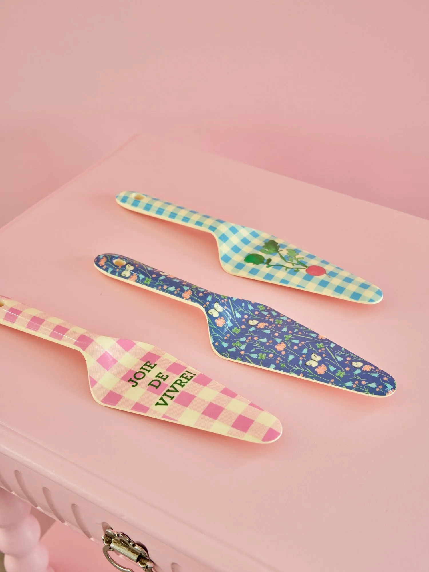 Pala para tarta Rice melamina, Multicolor RICE