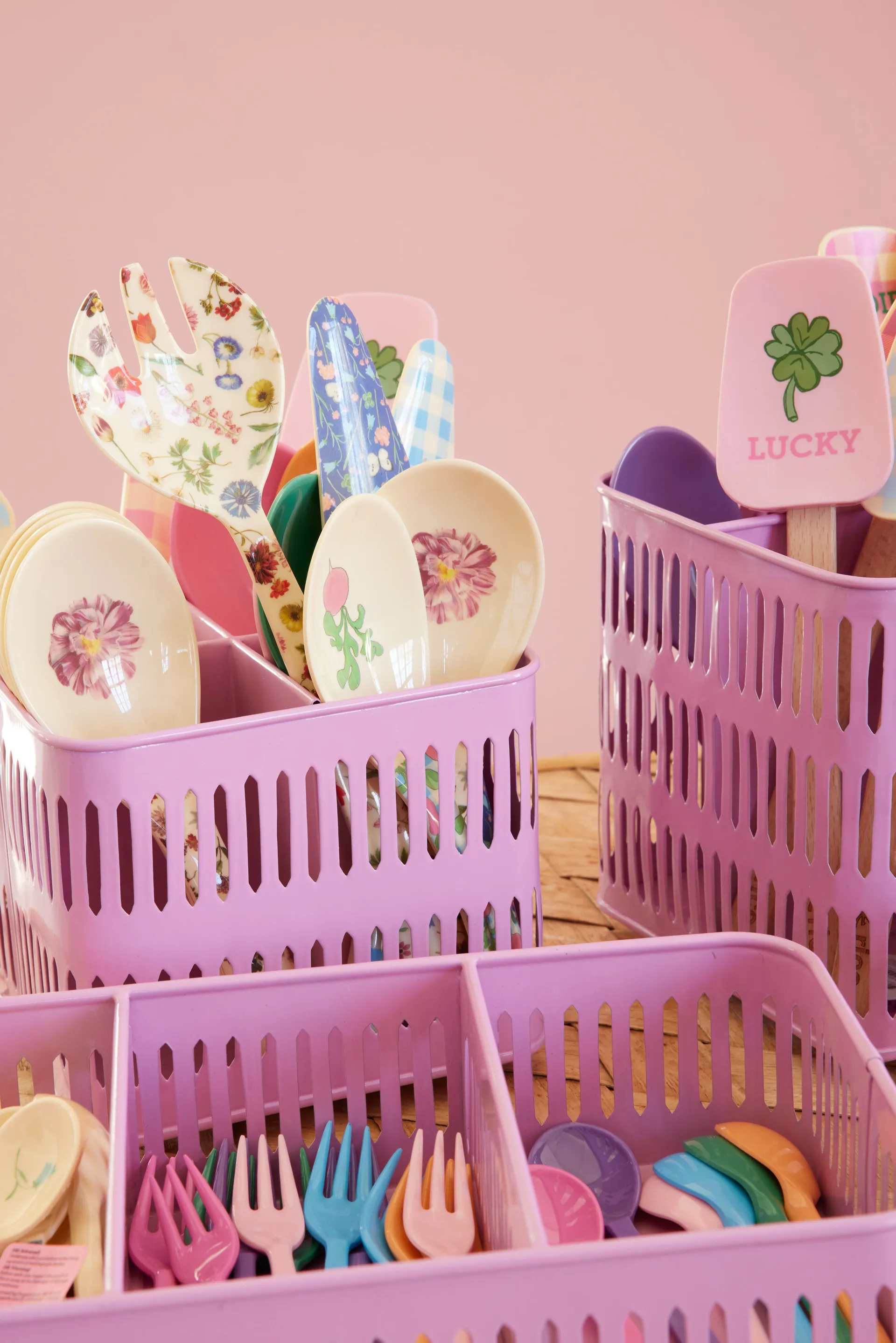 Pala para tarta Rice melamina, Multicolor RICE