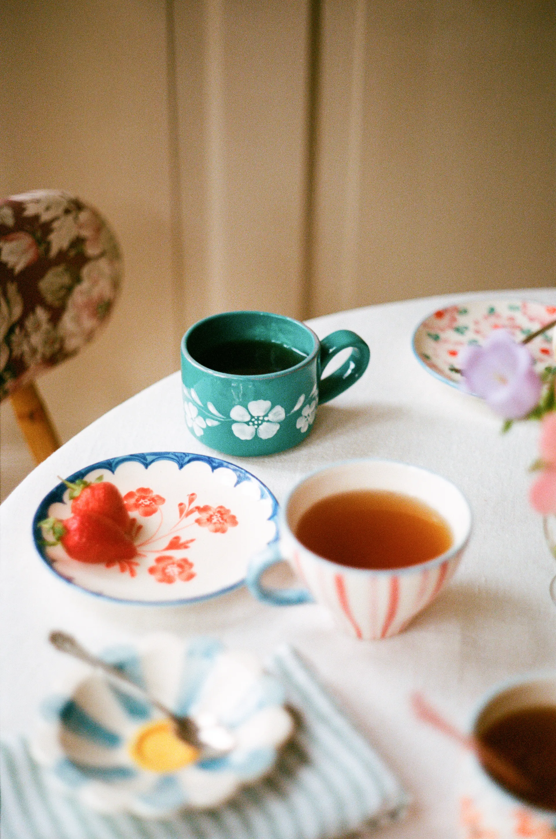 Plato de cerámica Rice Ø15 cm, Vintage Flower RICE