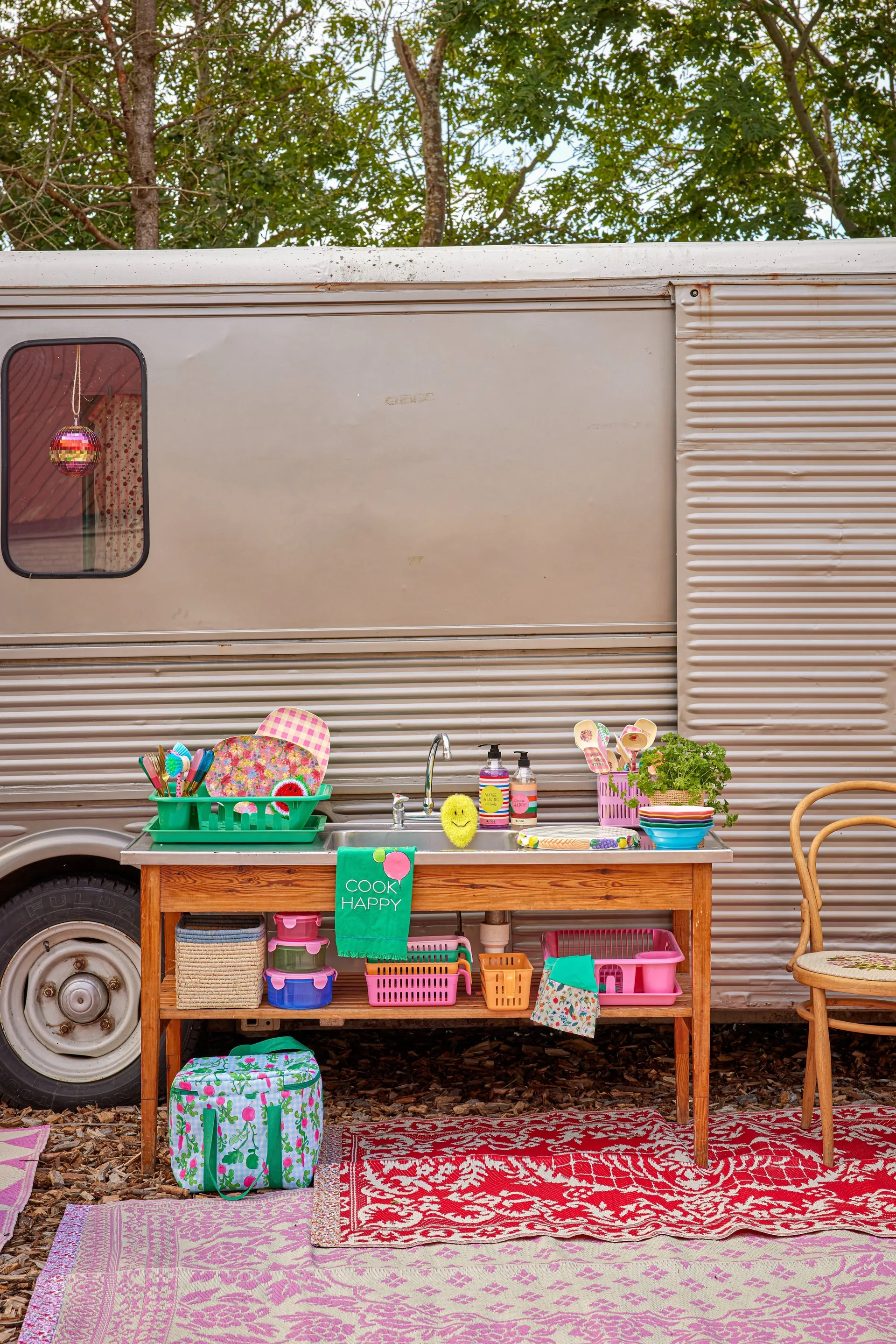 Plato hondo para sopa Rice melamina Ø19 cm, 6 piezas, Multicolor RICE