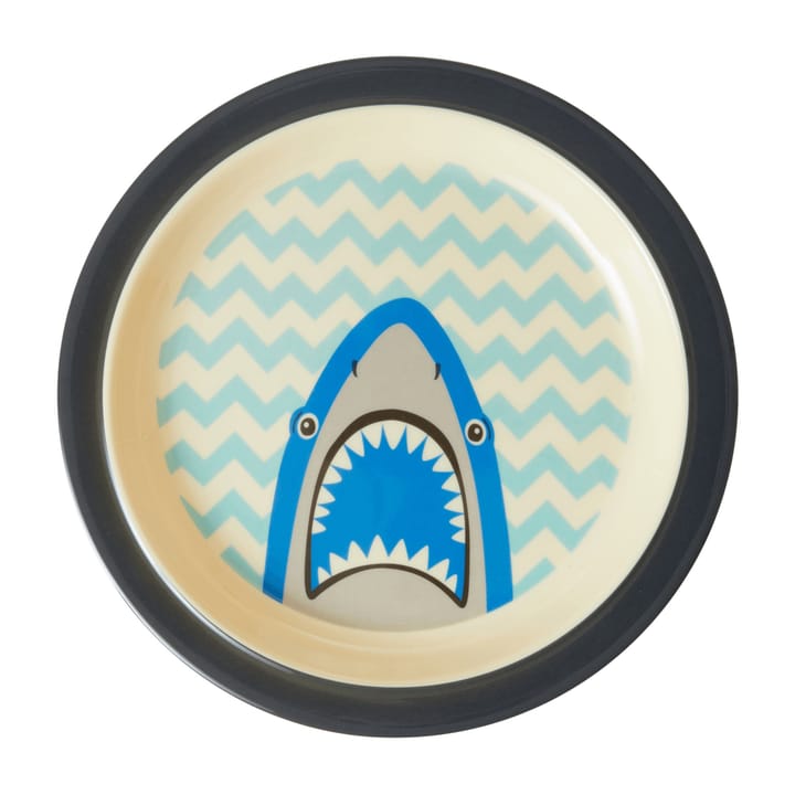 Plato infantil Rice melamina Ø22 cm - Shark - RICE