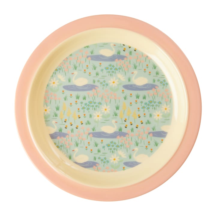 Plato infantil Rice melamina Ø22 cm - Swan - RICE