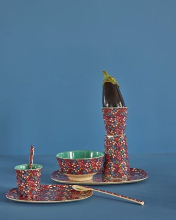 Plato melamina Rice 16,5x23 cm - Poppies - RICE