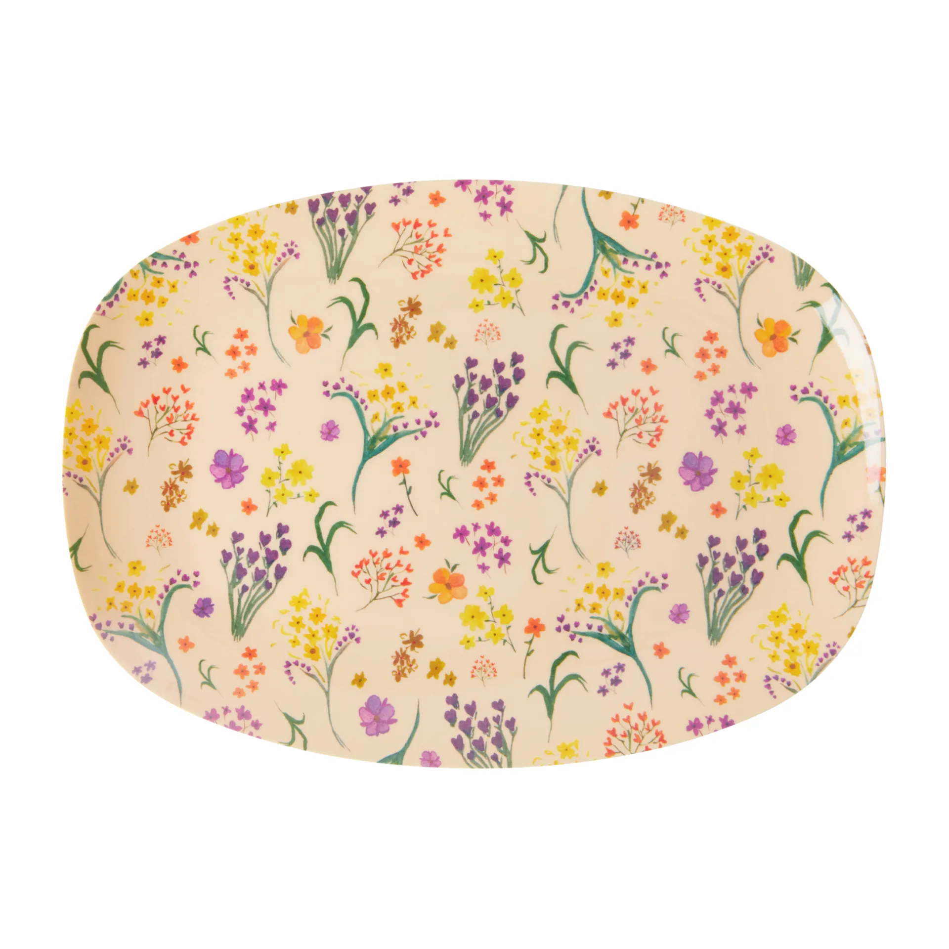 Plato melamina Rice 16,5x23 cm, Wild flower RICE
