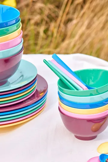 Plato melamina Rice Ø21 cm, 6-pack - Show youre true colors - RICE