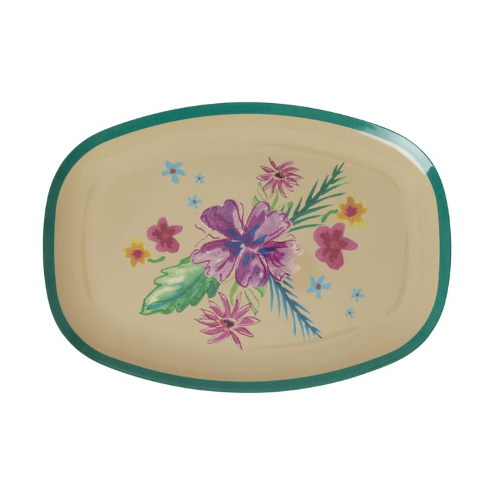 Plato melamina Rice 22x30 cm - Arda florece - RICE