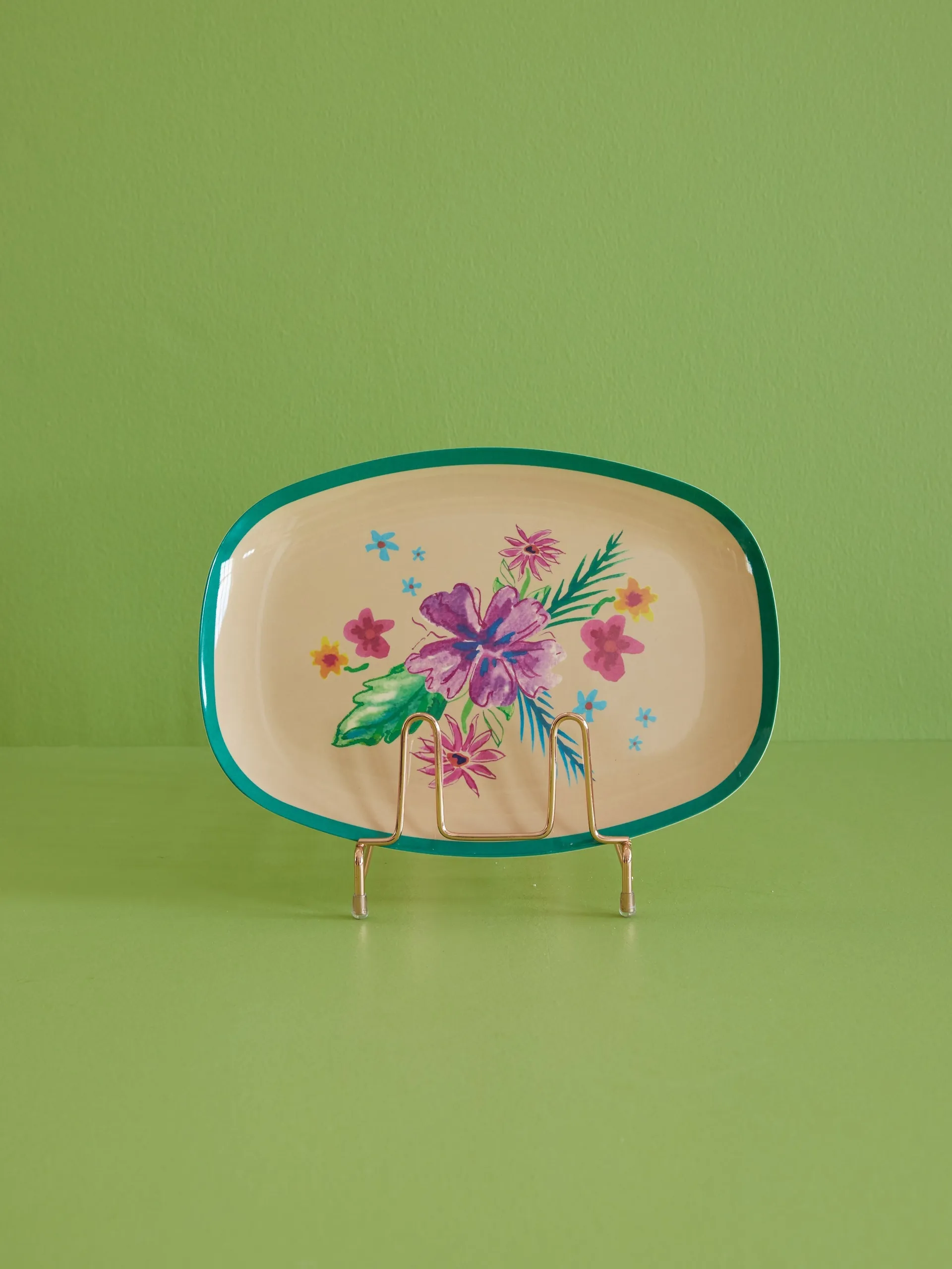 Plato melamina Rice 22x30 cm, Arda florece RICE