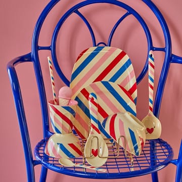 Plato melamina Rice 22x30 cm - Candy stripes - RICE