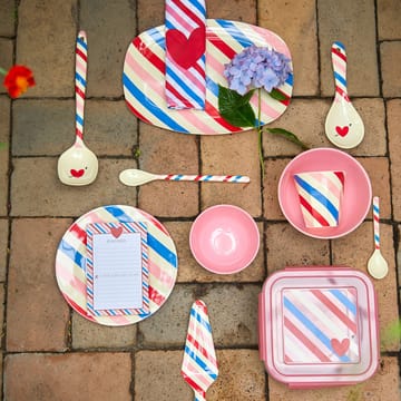 Plato melamina Rice 22x30 cm - Candy stripes - RICE