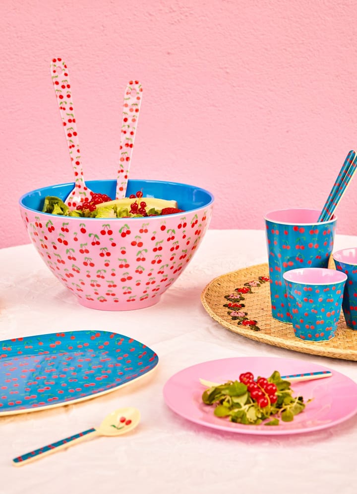 Plato melamina Rice 22x30 cm, Cereza RICE