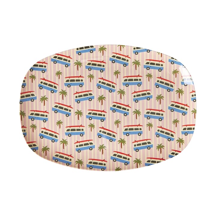 Plato melamina Rice 22x30 cm - Coches - RICE