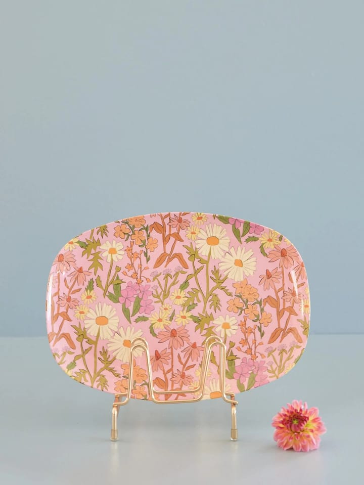 Plato melamina Rice 22x30 cm, Daisy dearest RICE