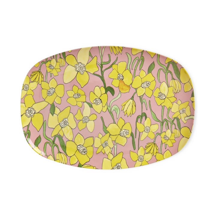 Plato melamina Rice 22x30 cm - Narciso - RICE