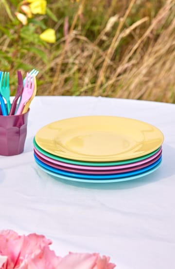 Plato melamina Rice Ø26 cm, 6-pack - Show youre true colors - RICE