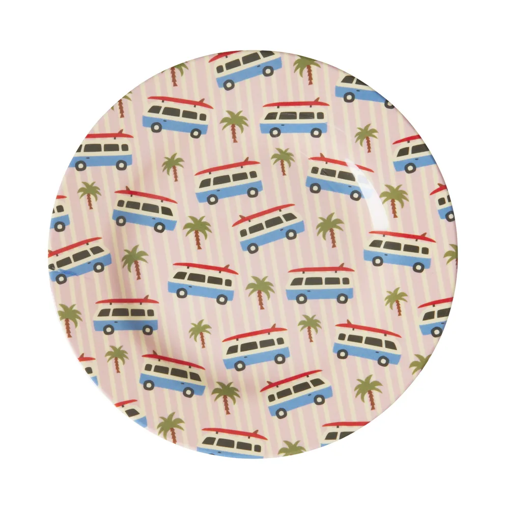 Plato Rice melamina Ø20 cm, Coches RICE