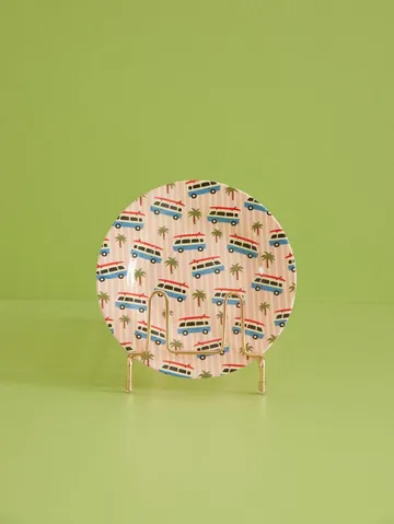 Plato Rice melamina Ø20 cm - Coches - RICE