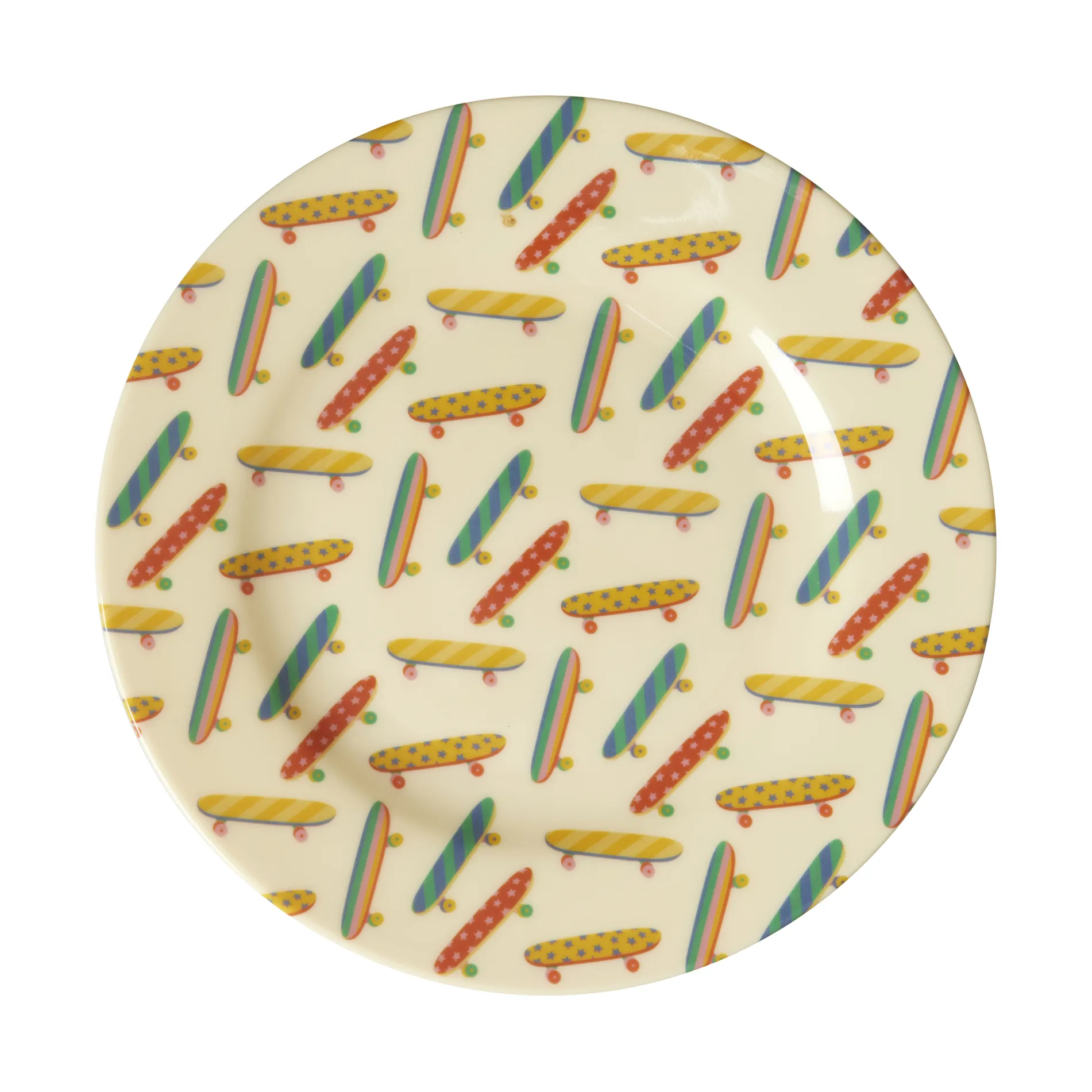 Plato Rice melamina Ø20 cm, Skateboard RICE