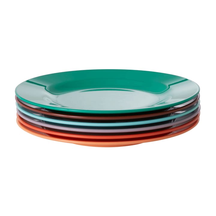 Platos Rice melamina 20 cm, 6-pack, Disco ball-colors RICE